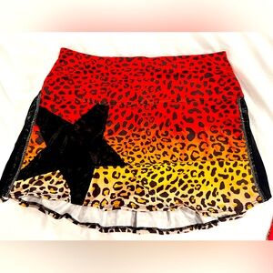Lucky in Love Star cheetah skirt size S